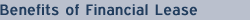 Benefits of Financial Lease
